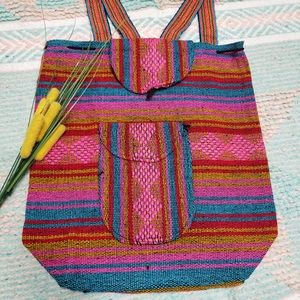 Woven Baja Backpack 🎒